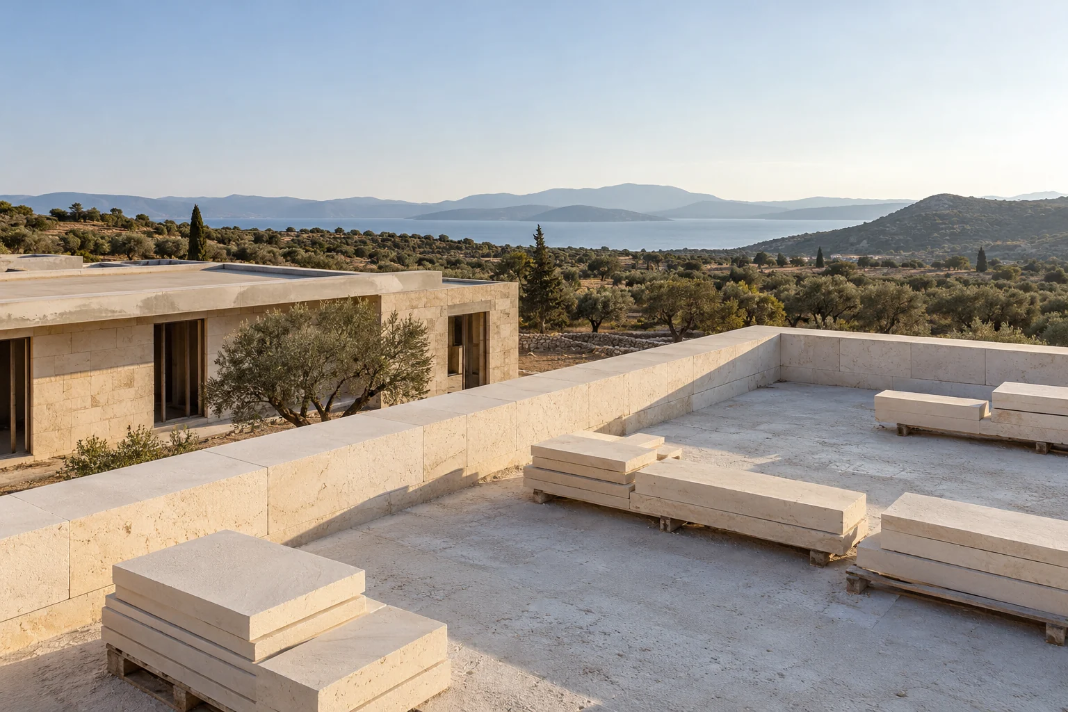 Πέτρινη εξοχική κατοικία